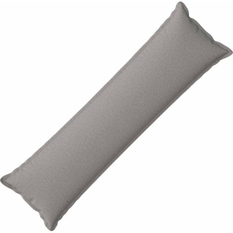vidaXL Cushion with Pillow HOUTEN Cloud Grey 40 x 145 cm Faux Linen (1/5)
