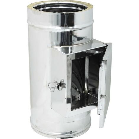 MAKA Raccolta Incombusti Canna Fumaria Doppia Parete Inox Ø 130-180 mm (1/5)