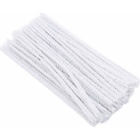 50pcs Nettoyeurs pipe coton, accessoire fumeur, tige souple blanche, outil nettoyage tabac, pour pipe et bricolage (1/5)