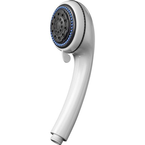 Croydex Three Function Shower Handset Head Multi Function Easy Clean - Chrome (1/4)