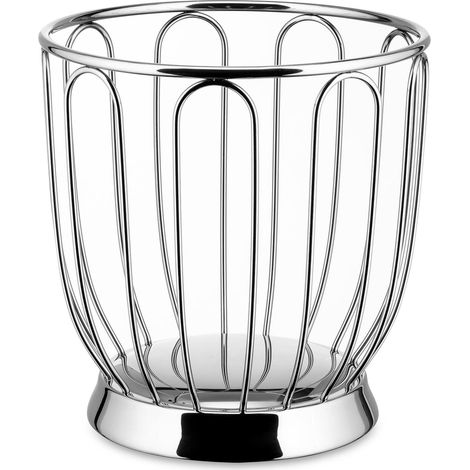 Alessi Portaagrumi in Acciaio D 19 Cm – Cestino Frutta Elegante e Resistente (1/4)