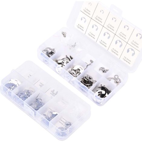 Kit de 120 agrafes M1.5-10 mini portables en acier inoxydable résistant à la corrosion (1/5)
