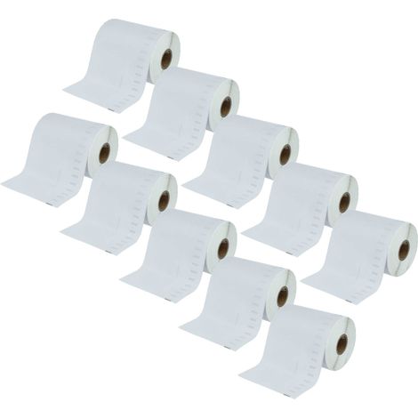 vhbw 10x Etiketten-Rolle 104mm x 159mm (220 Etiketten) Ersatz für Dymo S0904980 für Etiketten-Drucker (1/5)