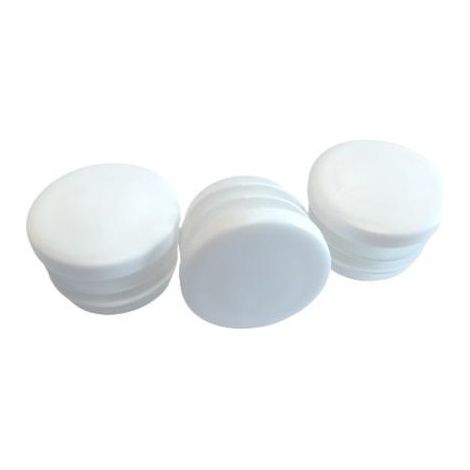 Tappo interno per profilo tubolare, Fi 25, 50 pezzi, bianco (1/5)