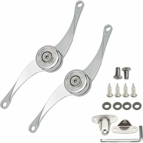 Charnière Boussole - Fixation Magnétique - Pour Porte De Meuble - Réglable En Angle Et En Force De Friction - Lot De 2 (1/3)