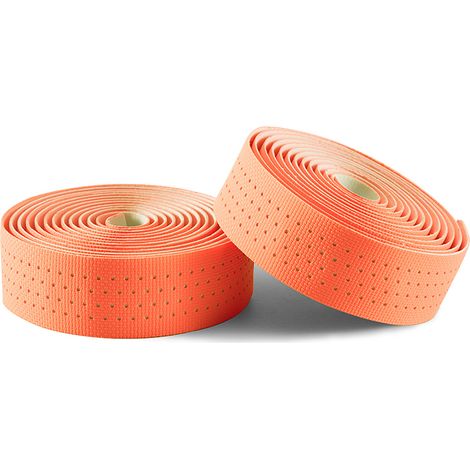 Nastro manubrio per bicicletta in silicone perforato - arancione (1/5)