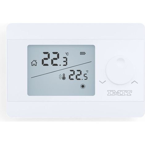 Termostato ambiente digitale con display LCD retroilluminato Silver Ta/Rf S (1/2)