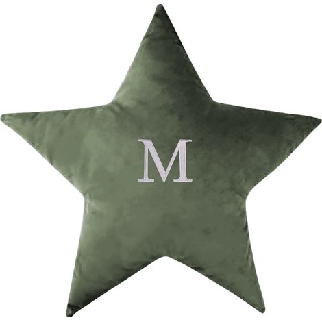 Coussin VELVET STAR VE2243 sauge