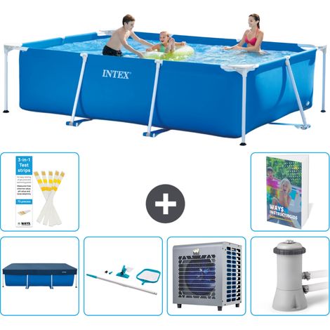 Rechteckiger Frame Pool - 300x200x75 cm - 7-teilig  S109 (1/5)