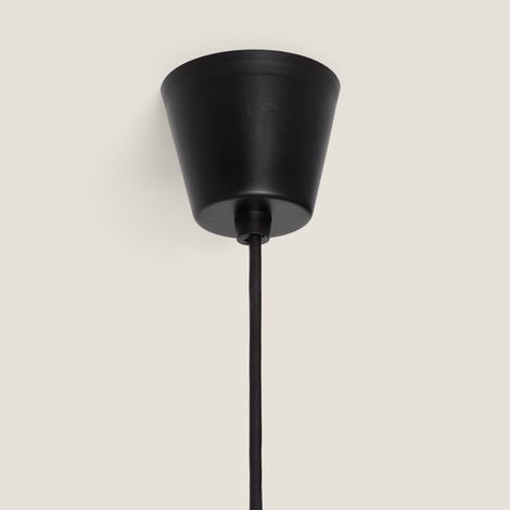 Pendelleuchte Außen Rattan-Effekt Léa Drom Natürlich 590 mm