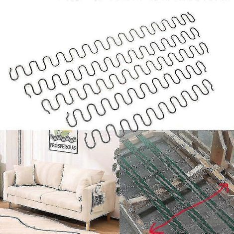 Ressorts de rechange avec clips pour canapés et chaises, longueur 45cm-70cm, accessoires de quincaillerie 70cm. (1/5)