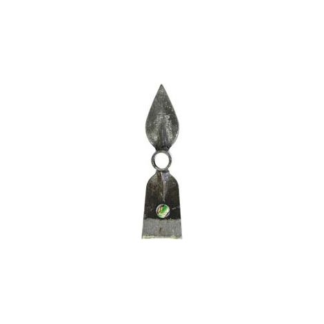 ZAPPINO TIPO FRANCIA CON PENNA ORSATTI  gr.550  cm.7,5x28,5h. occhio ø mm.28/30    IL CAMPO
