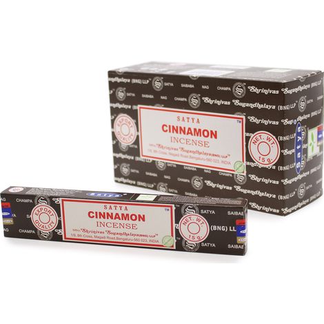 Bâtons d'encens Satya 15g - Cannelle- Vendu par 1