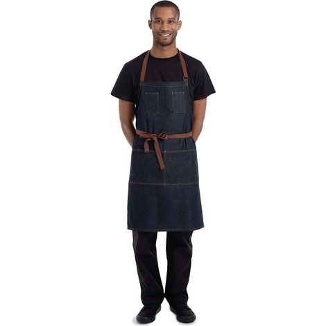 Tablier Bavette Memphis Chef Works Indigo - Chef Works