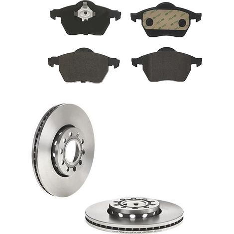 KIT FRENI ANTERIORI compatibile con SEAT EXEO (3R2) - DISCHI + PASTIGLIE OEM: P 85 085 , P 85 044 / 16098 , 16877 /SOSTITUZIONE DIRETTA/BASSA POLVERE/SILENZIOSO (1/5)