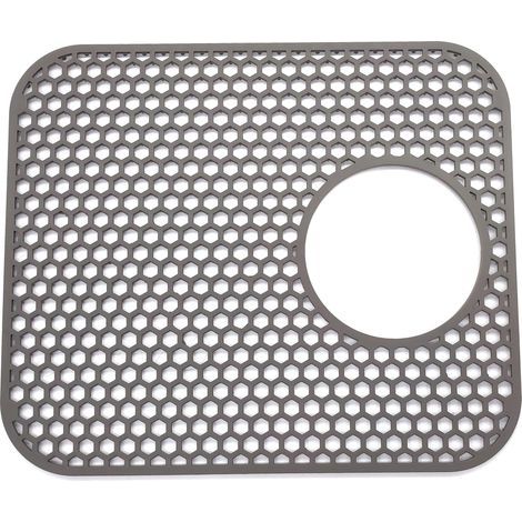 Tapis De Fond D'éVier En Silicone, Tapis De Protection En Silicone Pour éVier De Cuisine Tapis D'éVier Pour ProtéGer, 34x29 cm, Pour Plancher De Cuisine éVier En Porcelaine En Acier Inoxydable