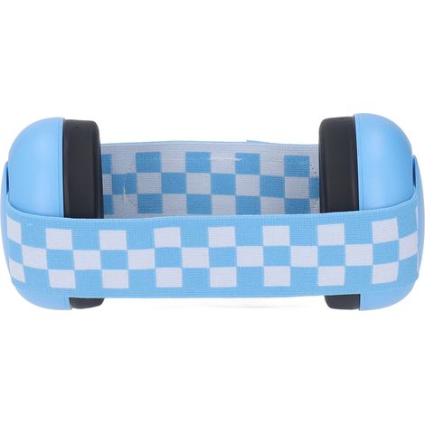 Bouchons antibruit bébé élastique protection auditive anti-bruit nourrisson casque sommeil voyage bleu (1/5)