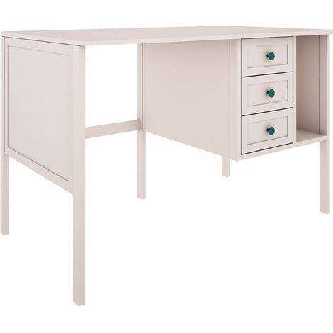 Scrivania a 3 cassetti Wood Luck Gabriel - Cashmere (1/5)
