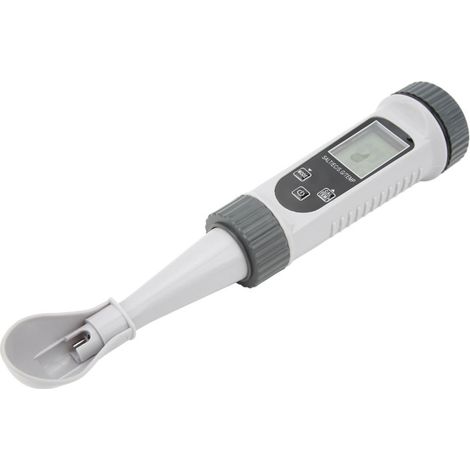 Digitales Salzgehaltsmessgerät, genaue Messung, großer Messbereich, Temperaturkompensation, großes LCD-Display (Leitfähigkeit, Temperatur, Dichte)
