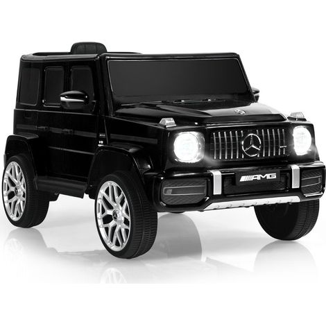 Mercedes Benz electric car with music & headlights for children from 3 years old black (1/5)