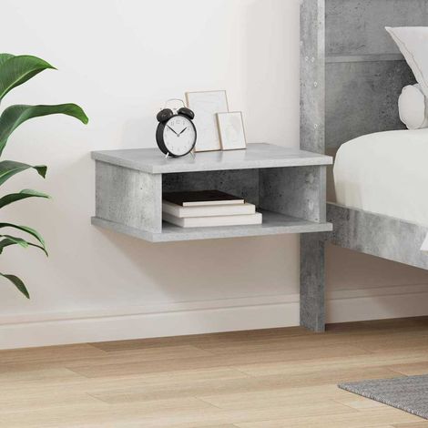 Nachttisch Beton Grau 40 x 31 x 15 cm Holzwerkstoff