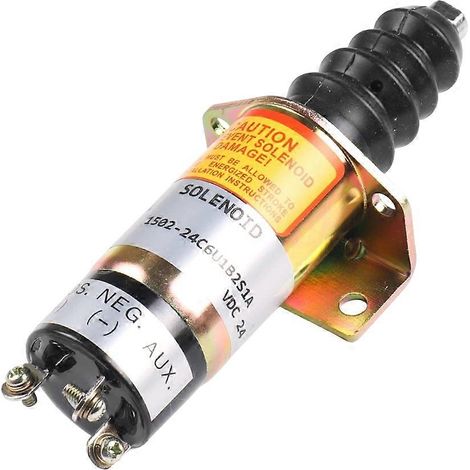 24V Kraftstoffabsperr-Magnetventil 1502-24C6U1B2S1A für Woodward Cummins Lister Petter SA-2944T-24 (1/5)