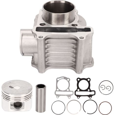 Kit de cylindre complet avec piston et joints en alliage d'aluminium pour moteur GY6 4 temps 125cc scooter moto quad kart (1/5)