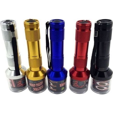 pair Aluminium Électrique Grinder Crusher Herb Spice Grinders Rapidement Herb S (1/4)