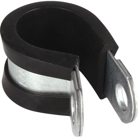SST Rohrschellen mit Gummi - Gummischellen Spannbereich 10/15 mm DIN3016 - 100 Stück