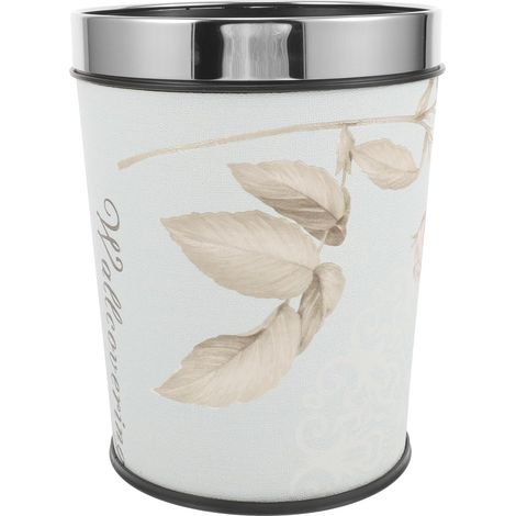 Poubelle vintage en plastique avec design ouvert matériau (1/5)