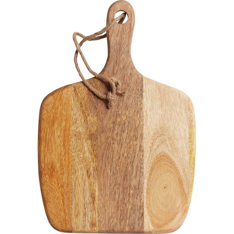 MasterClass Paletta da portata quadrata in legno di mango / Tavola per antipasti, 28 x 41 cm (11" x 16") (1/3)