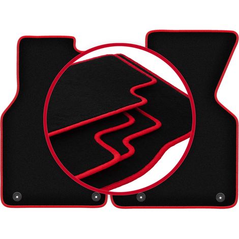 Alfombrillas CARLUX-RED para Volkswagen Transporter T4 furgoneta (1993-2001) (1/5)