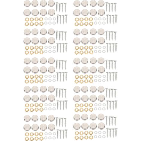 Bouchon à Vis en Acier Inoxydable de 16 Mm (80 PièCes) (1/5)
