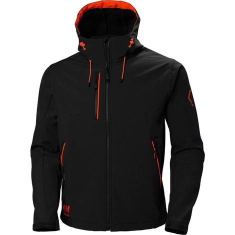 Chaqueta softshell con capucha Chelsea Evolution 74140 HELLY HANSEN S Negro