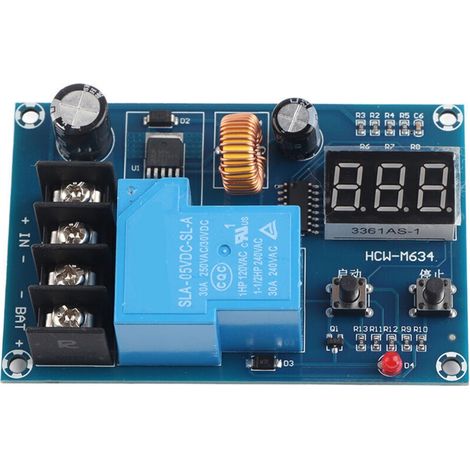Module de contrle de charge de batterie XH M604 Carte de protection DC 6-60V pour arrêt de charge automatique (1/4)