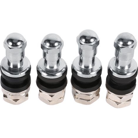 4 pièces voiture Tubeless roue pneu Valve tige métal boulon en haute pression encastré arrière (1/5)