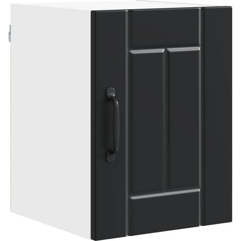 Maison Exclusive - Meuble mural LUCCA Noir 30 x 31 x 40 cm Bois d'ingénierie (1/5)
