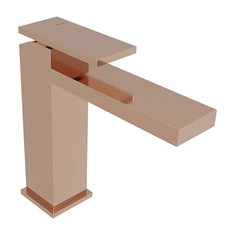 Mitigeur or rose - Robinet monocommande - Poignée centrale - MIT/TAB/LA/RG