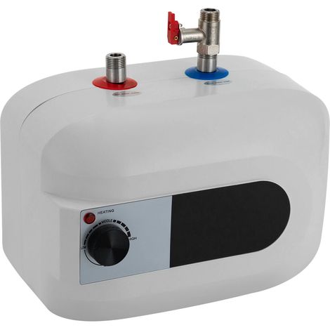 Scaldabagno elettrico sottolavello da 6 litri con uscita acqua superiore, scaldabagno elettrico da 1500 W, 220 V