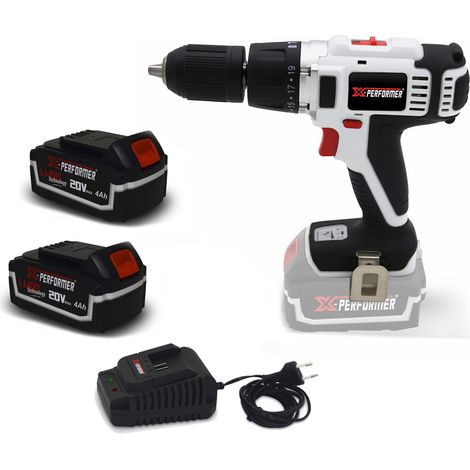 Perceuse visseuse percussion 20V LITHIUM X-Performer XP2CID20LI - Mandrin Auto + 2 Batteries 4 Ah et chargeur inclus