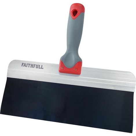 Faithfull Blued Steel 300mm (12in) Drywall Taping Spreader with Soft-Grip Handle