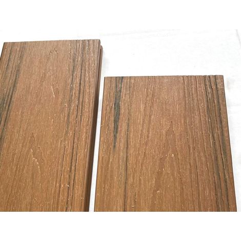 Kit doghe da esterno in wpc teak 96x13,8 cm (1/4)