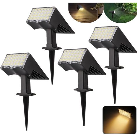 2 Pièces 8LED Lumière de Jardin Solaire, Lampes Solaires Lucioles Coloré Etanche IP65, Lumière Oscillante Lumières Solaire Firefly Extérieur Décoratives pour Allée Terrasse, Jardin, Patio (1/5)