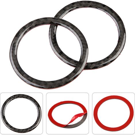 2 bagues décoratives de sortie d'air pour Mercedes Classe C W204 2005-2012, garniture de bouche de ventilation (1/5)