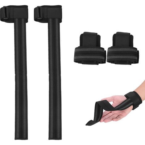 Ensemble De Sangles De Levage Et Bandages De Poignet En Nylon Pour Musculation Fitness Haltérophilie Lot De 1 (1/5)