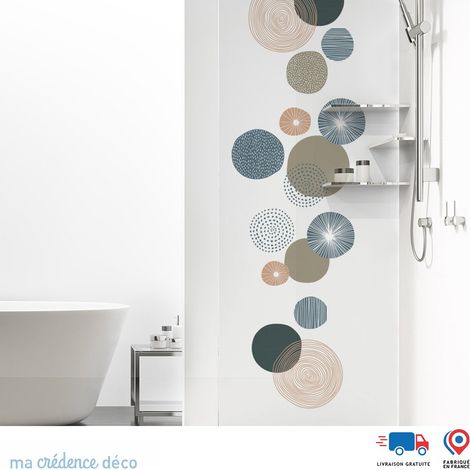 Panneau de douche : corail 1 - Alu composite - 90 - 245 (1/2)