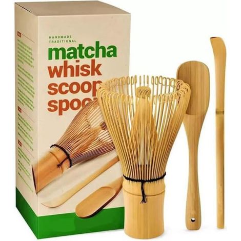 1 Fouet Matcha, 120 Tiges, Bambou Non Toxique, Fait Main, Accessoire Thé (1/4)
