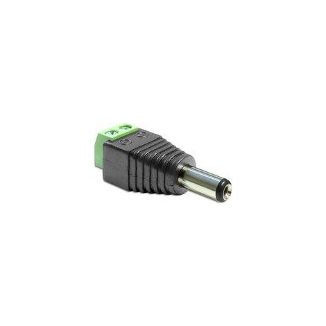 Delock 65487 Adaptador Conector DC Negro y Verde (1/2)