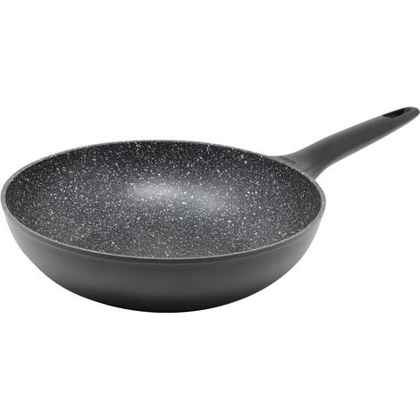 SALTA PASTA MODELLO MAORI D 28 CM CON MANICO ERGONOMICO IN COLORE GRIGIO ANTRACITE