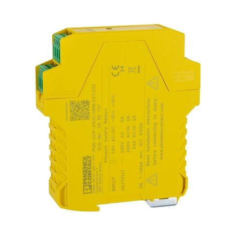Relais à guidage forcé Phoenix Contact série PSR-SCP, 24V c.c., 5 NO, DPST, 6A, Rail DIN ( Prix pour 1 )